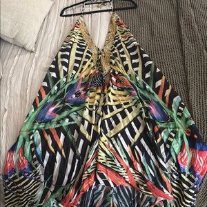 Hot Miami Styles Multicolor Maxi Dress